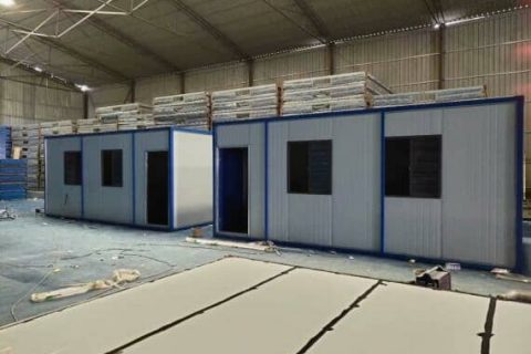 拉薩尼木縣兩間住人集裝箱活動房圖片案例